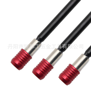 Li Pu Hex Shank Red Extended Quick Release Self Locking Extension Rod 300mm Chrome Vanadium Steel Industrial Screwdriver Bit - Product Image 3