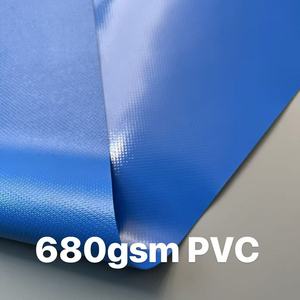 Lona <span class=keywords><strong>de</strong></span> PVC para Camiones, 2 Caras Lacadas, 680 g/m², 1100 Dtex, Tela Industrial <span class=keywords><strong>de</strong></span> PVC - Product Image 1