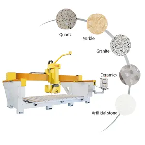 Mishi 45 Graden Afschuining Automatische Steen Snijden Graniet Marmer 5 As Brug Zaagmachine Voor Het Snijden Van Platen