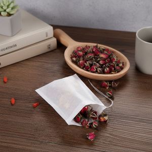 Biodegradable Filter <b>Tea</b> <b>Infuser</b> Cotton Empty <b>Tea</b> Bag Disposable Filter <b>Tea</b> Paper Bag with Draw Strings - Product Image 1