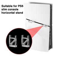 Mini support de jeu de bureau en acrylique pour PlayStation 5 Optima Version de lecteur optique Support horizontal mince pour accessoire de console PS5