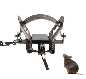 Piège à rats solide en acier, écologique, à verrouillage bidirectionnel, longue durée, anti-rouille, pour entrepôts de céréales et fermes - Product Image 2