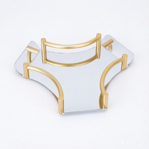 Stainless Steel Tiered <b>Tray</b> For Pastry Fruit Display Nordic Style Home Tea Storage Silver Color K001 - Product Image 5