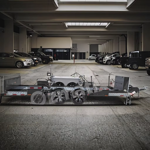 Voitures Hauler Petite Machine Livraison Ascenseur Hydraulique Porte-Voiture de Course Pliable Arrière Voiture Transport <span class=keywords><strong>Remorque</strong></span> - Product Image 6