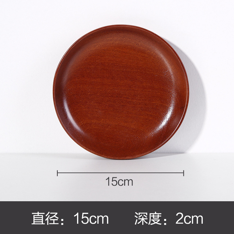 Sapele disc, 15*2cm, made of solid wood
