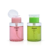 Vente chaude 28mm 33mm en plastique dissolvant de vernis à ongles distributeur presse Type pompe à acétone pour 33/410 bouteilles