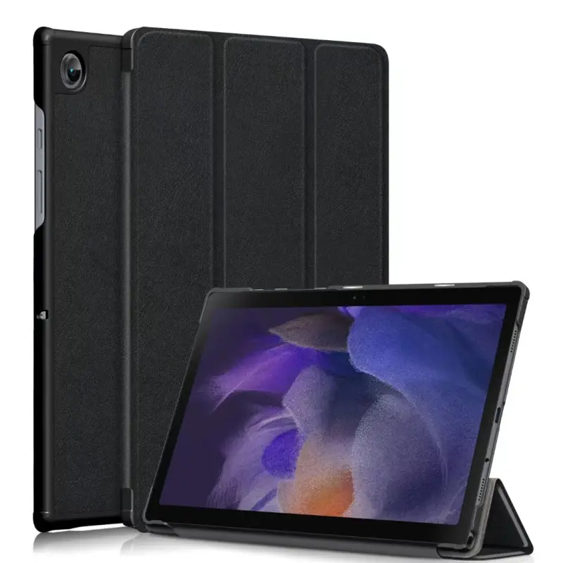 Samsung Galaxy Tab A8 için ince PU deri Tablet kapak, darbeye çevir manyetik Tablet Samsung kılıfı Galaxy Tab A8 10.5 inç