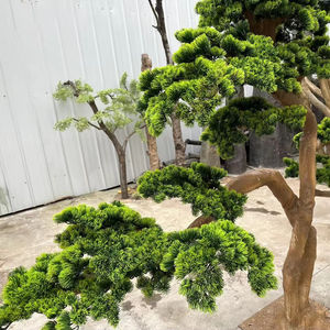 شجرة صنوبر بونساي اصطناعية يدوية الصنع صديقة للبيئة من الألياف الزجاجية/الخشب بارتفاع 2 متر للديكور الداخلي/الخارجي وحفلات الزفاف - Product Image 2