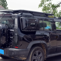 Vente en gros d'usine, accessoires de modification extérieure de voiture de haute qualité, boîte à outils latérale de style mécanique pour accessoires Jetour T2