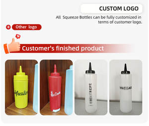 Foodservice เครื่องจ่ายซอสมะเขือเทศแบบสามหัวขวดซอสแบบบีบขวดซอสเกรดอาหารแพ็กเกจออกแบบได้ตามต้องการ - Product Image 5