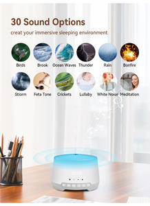 Appareil d'aide au sommeil à bruit blanc avec contrôle par <span class=keywords><strong>smartphone</strong></span>, 30 sons naturels, éclairage personnalisable et connectivité Bluetooth - Product Image 5