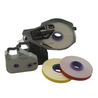 Núcleo de Etiqueta para Máquina de Etiquetas Canon, 6/9/12 mm, Etiquetas Amarillas y Blancas, Máquina de Codificación 210-980
