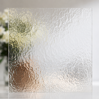 Verre ondulé à motif cannelé Moru de 5 mm à 15 mm pour meubles/architectures/décorations