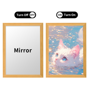 Cadre photo A4 pour chat mignon, art mural DIY avec LED, peinture <span class=keywords><strong>manga</strong></span> très demandée, support en toile acrylique pour décoration intérieure - Product Image 5