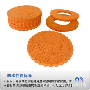 Junta de sellado de goma naranja Amy de 120*60 mm para reemplazo de tapa de tanque de combustible - Product Image 3