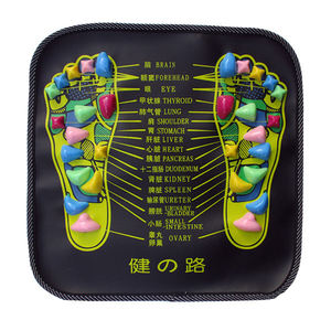 Tapis de massage des pieds et des jambes pour réflexologie, acupression, physiothérapie, soulagement de la douleur, détoxification et spa des pieds - Product Image 1