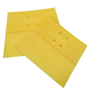 Yichen Double Layer Yellow <b>Plastic</b> Scraper 115mm Flat Blade For Wallpaper <b>Putty</b> Baking Decoration DIY - Product Image 3