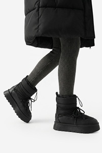 Bottes <span class=keywords><strong>de</strong></span> neige imperméables YL-26252 pour femmes, doublées <span class=keywords><strong>de</strong></span> fourrure, pour la marche en plein air en hiver, tendance, OEM/ODM - Product Image 3