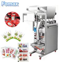 Máquina Multifuncional para Envasar Líquidos, Salsas, Miel, Aceite, Mermelada, Ketchup en Bolsitas con Impresora de Fecha