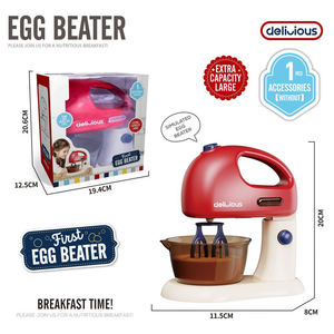 <b>Egg</b> Beater Pretend Play <b>Toy</b> Set with Sound Light Kitchen Role Play Fine Motor Social Skill Educational Gift for Kids - Product Image 3