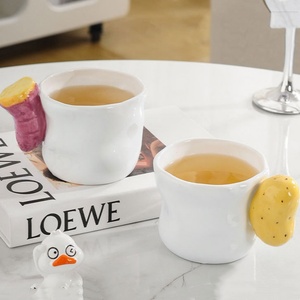 Taza de cerámica creativa Lelyi con mango de batata y melón dulce al por mayor Ins Cup - Product Image 1