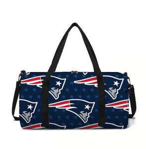 Sac de sport et de loisirs personnalisé New England Patriots en polyester écologique pour activités de plein air et fitness, idéal pour les voyages de week-end - Promotion à prix réduit - Product Image 4