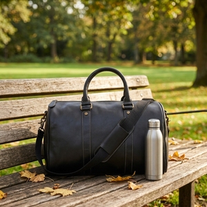 Sac de voyage en cuir de vachette véritable vintage fait main de qualité supérieure 3286 E, grande capacité, imperméable, pour les hommes américains - Product Image 1