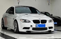 Lame Avant en Fibre de Carbone Style GT4 pour BMW E90 E92 E93 M3 2004-2011, Splitter de Pare-chocs Avant, Jupes Latérales, Diffuseur et Aileron