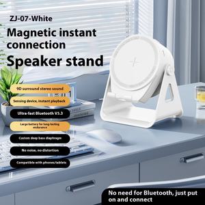 Magnetic RGB Mini Speaker Trendy Audio <strong>Gadget</strong> for Teens, Travel &amp; Study - Product Image 6