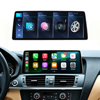 Sistema Linux de 12.8 Pulgadas y 2400*900 para BMW X3 F25 X4 F26 NBT, Pantalla Táctil Inalámbrica con Apple CarPlay y Android Auto, Estéreo para Auto