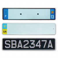Plaque d'immatriculation de voiture en aluminium, haute sécurité, en italie, Film réfléchissant, carte d'immatriculation de voiture, banque personnalisée