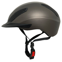 Casque d'équitation polo sports prix de gros VG1 certifié CE casque équestre noir mat nouvel arrivage