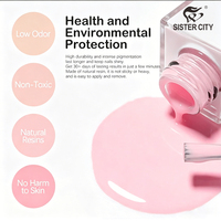 Sister City OEM Vente en gros 15ml 24 Couleurs Gel UV Vernis à Ongles Longue Durée Écologique DIY Salon Manucure Gel Coloré pour Ongles