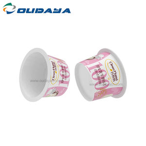 Gobelets à glace et yaourt à paroi simple IML 80ml 5.8g en PP de qualité alimentaire, inviolables, sans transfert d'odeurs, designs personnalisés, marque OUDAYA - Product Image 3