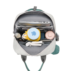 Logo personalizzato di grande capacità di moda portatile pieghevole <span class=keywords><strong>zaino</strong></span> impermeabile Oxford mummia bambino pannolino borsa per viaggi - Product Image 5