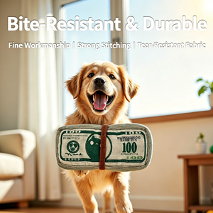 Jouet à mâcher Dollar Dog - Jouet interactif indestructible pour petits chiens - Product Image 3