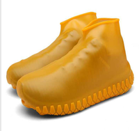 Couvre-chaussures en silicone antidérapant réutilisable de couleur personnalisée, imperméable, bottes de pluie pour l'automne et toutes les saisons, utilisation unisexe