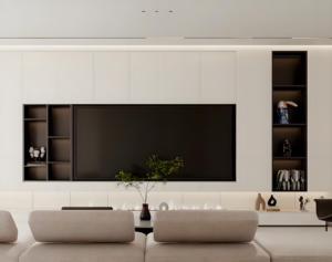 Modern Nordic Home Furniture <b>Black</b> Solid <b>Oak</b> Wood Storage <b>TV</b> Stand Scandinavian Industrial Office Cabinets - Product Image 5