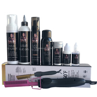 Colle pour dentelle OEM/ODM sous marque privée, adhésif imperméable à forte tenue, kits d'installation de perruques