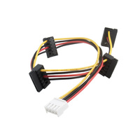 Câble d'alimentation DVR 4PIN Câble d'alimentation pour disque dur SATA 4 broches à 15PIN pour enregistreur vidéo Hikvision