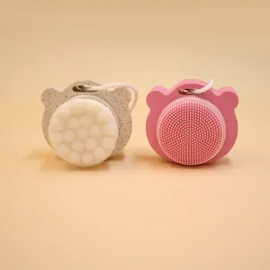 2 In 1 Manual Facial Cleansing Brushes Hot Cold Custom Heat Of Waterproofkorean Silicon Facial Cleansing Brush