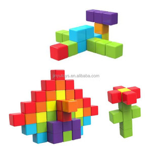 Cubos Magnéticos, Juegos Educativos Tempranos, Rompecabezas DIY, Juego de Construcción 3D, Bloques Magnéticos para Niños Pequeños, Juguetes de Aprendizaje para Niños - Product Image 1