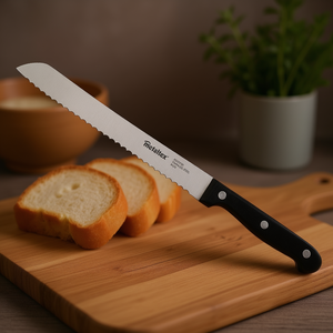 Cuchillo para Pan Metaltex de 20 cm, Cuchillo de Cocina de Acero Inoxidable con Hoja Dentada - Product Image 3