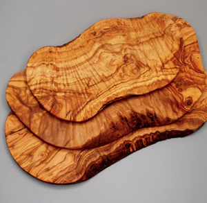 Handcrafted Olive <b>Wood</b> Serving Trays (Live Edge) - Product Image 6