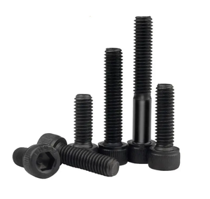 Tornillos de Cabeza Cilíndrica de Acero al Carbono de Alta Resistencia Grado 14.9, con Cabeza Hexagonal, M3 M4 M5 M6, Plateados, Negros, Zincados, Anclajes - Product Image 2