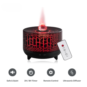 <b>Aroma</b> Humidifier Room Humidifier Ultrasonic Atomization Safe Quiet Operation Auto Shut-Off Humidification - Product Image 3