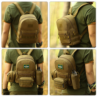 Sac à dos Protector Plus 10l Petit Sac à dos de sport décontracté pour étudiants Durable MOLLE Imperméable Unisexe Ultraléger Autre sac à dos