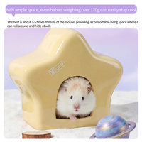 YEE Usine En Gros Hamster En Céramique Hidehouse Bol De Nourriture Et Bouteille D'eau D'été De Refroidissement Hamster Accessoires Ensemble pour Petit Animal De Compagnie