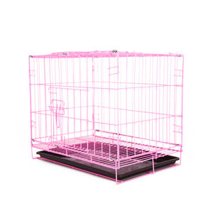 Niche pliable pour chien, grand produit pour animaux de compagnie, en fil métallique, à chiot, avec plateau en plastique <span class=keywords><strong>ABS</strong></span>, livraison gratuite - Product Image 3
