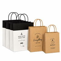 Sac d'emballage rectangulaire en papier kraft écologique pour 1, 2 ou 4 tasses, avec poignées robustes, idéal pour les salons de thé et les cafés à emporter